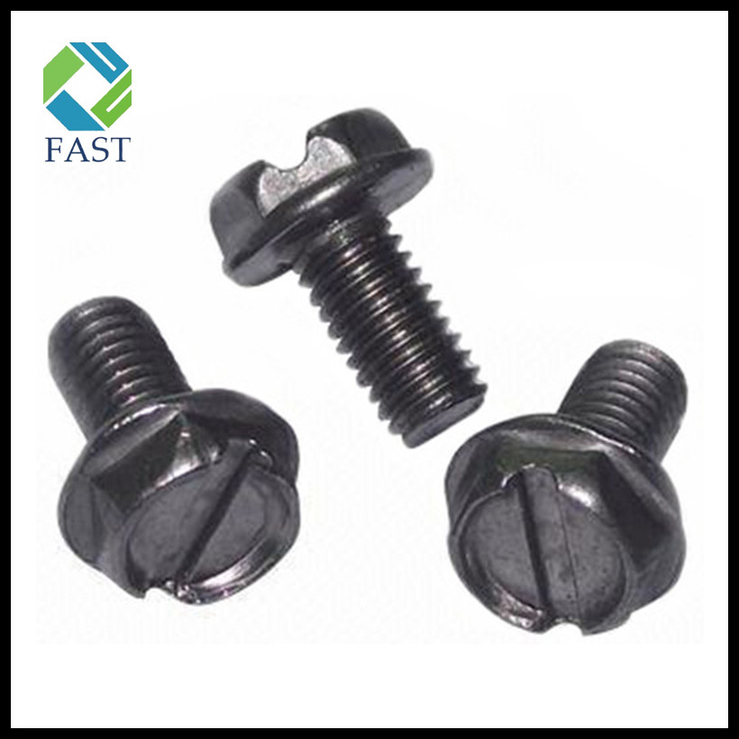 Slotted Hex Flange Head Bolt
